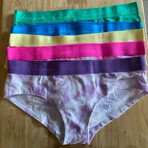 Victoria’s Secret PINK 5 pack logo underwear